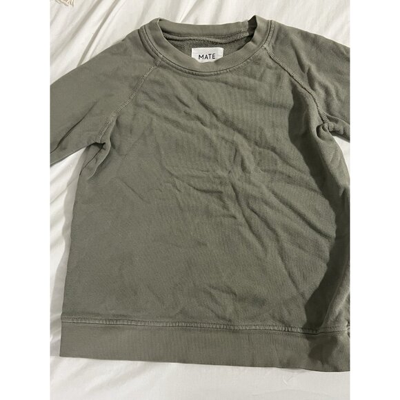 Mate Kids Green Organic Cotton Sweatshirt Size 4/5 - Picture 4 of 12